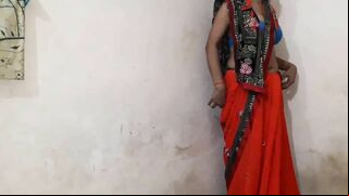 Bhabhi with juicy tits and hairy pussy is nailed in Hindi talk porn