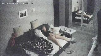 Kinky MILF with big boobs masturbating solo and sexting with lover