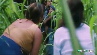 Desi MMS scandal! Couple of lovers caught red-handed by two curious girls