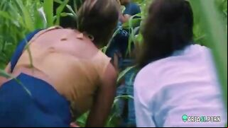 Desi MMS scandal! Couple of lovers caught red-handed by two curious girls