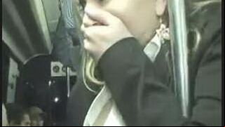 Naughty Japanese Guy Gropes American Journalist on Bus in Public