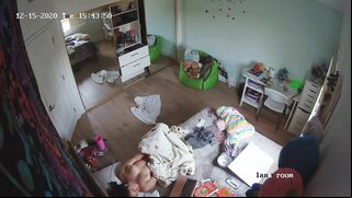 Younger sister spied while masturbating! Little solo session goes viral
