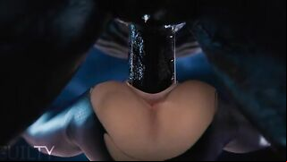 Spider Gwen gets violated by Vencom's huge cock in a taboo hentai movie here