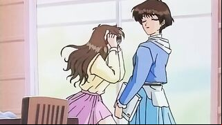 Hentai video - Countdown Coned 2 - Blind slave face fucks schoolgirl futanari in a hot sex scene.