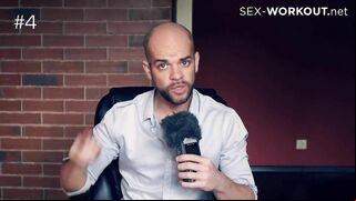 Bald sex guru from  shows how to bring girl pleasure using fingers