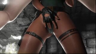 Naughty Lara Croft's Adventure in Tomb Raiding