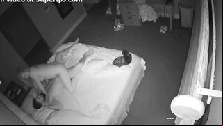 Stepbrother is caught fucking his stepsister and recorded on a spy camera