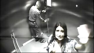 Exposed! Amateur Couple Public Doggy Style Fuck in Elevator Caught on Hidden Cam