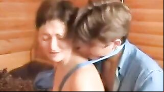 Fuckin' Son Knows How to Treat His Hot Mama's Tight Ass, Gives Her a Rough Fuck!